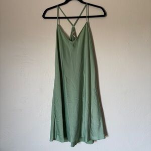State of Day Women’s Olive Green Intimate Short Night Gown, Size L